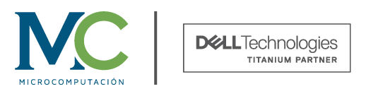 Logotipos de MC Microcomputación y Dell Technologies